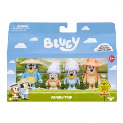 BLUEY -  ACTION FIGURE OF BLUEY FAMILY TRIP