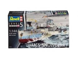 BOAT -  FLOWER CLASS CORVETTE HMCS SNOWBERRY 1/144 (LEVEL 5) -  REVELL