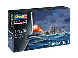 BOAT -  GNEISENAU GERMAN BATTLESHIP 1/1200 (LEVEL 4) -  REVELL