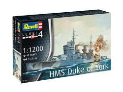 BOAT -  HMS DUKE OF YORK BATTLESHIP 1/1200 (LEVEL 4) -  REVELL