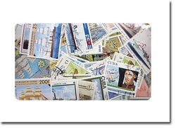 BOATS -  1000 ASSORTED STAMPS - BOATS