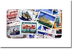 BOATS -  200 ASSORTED STAMPS - BOATS