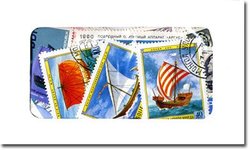 BOATS -  50 ASSORTED STAMPS - BOATS