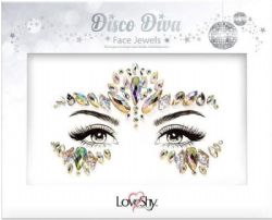 BODY JEWELS -  SKY ADHESIVE FACE JEWELS STICKER - DISCO DIVA