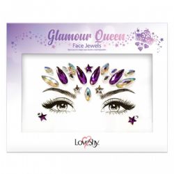 BODY JEWELS -  SKY ADHESIVE FACE JEWELS STICKER - GLAMOUR QUEEN