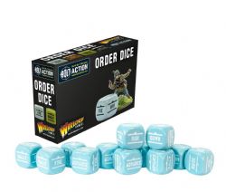 BOLT ACTION -  ORDERS DICE - BLUE (12)