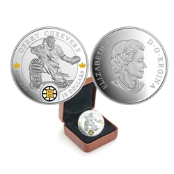 BOSTON BRUINS -  GOALIES : GERRY CHEEVERS -  2015 CANADIAN COINS