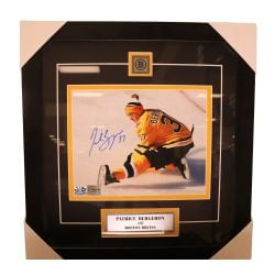 BOSTON BRUINS -  PATRICE BERGERON AUTOGRAPHED FRAME PHOTO (8