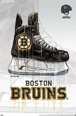 BOSTON-BRUINS POSTER (HOCKEY) -  NHL BOSTON BRUINS - DRIP SKATE 2020-POSTER (22