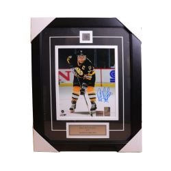 BOSTON BRUINS -  RAYMOND BOURQUE AUTOGRAPHED FRAME PHOTO (8