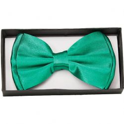 BOWTIE - GREEN SATIN