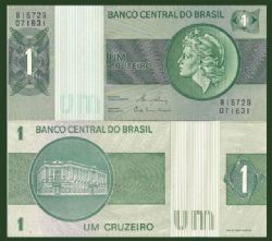 BRAZIL -  1 CRUZEIROS 1980 (UNC)