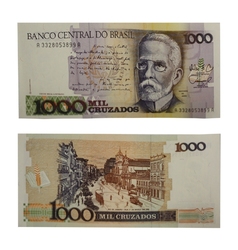 BRAZIL -  1000 CRUZEIROS 1988 (UNC)