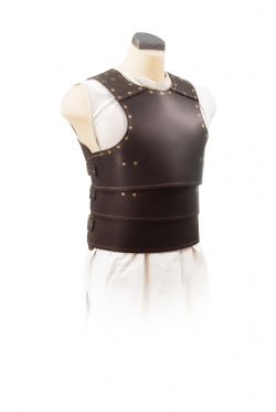 BREASTPLATES -  BASE LEATHER ARMOR - BROWN (XXLARGE)