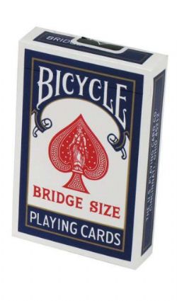 BRIDGE SIZE PLAYING CARDS -  BICYCLE - BLUE