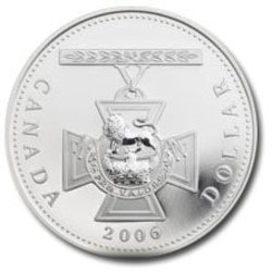BRILLIANT DOLLARS -  150TH ANNIVERSARY OF THE VICTORIA CROSS -  2006 CANADIAN COINS