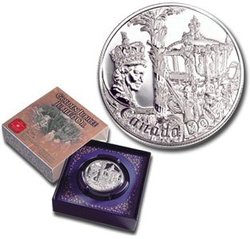 BRILLIANT DOLLARS -  QUEEN ELIZABETH II'S GOLD JUBILEE -  2002 CANADIAN COINS