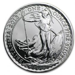 BRITANNIA -  BRITANNIA - 1 OUNCE FINE SILVER COIN -  GREAT BRITAIN COINS