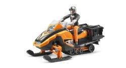 BRUDER -  SNOWMOBIL WITH DRIVER AND ACCESSORY