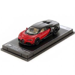 BUGATTI -  CHIRON SUPERSPORT - RED & BLACK - 1/64 -  HYPERCAR LEAGUE COLLECTION 09