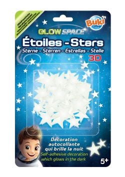 BUKI -  GLOW-IN-THE-DARK STARS 3D -  GLOW SPACE