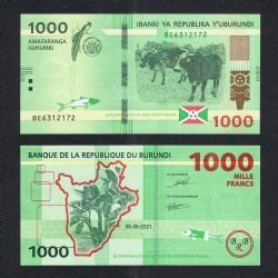 BURUNDI -  1000 FRANCS 2021 (UNC)