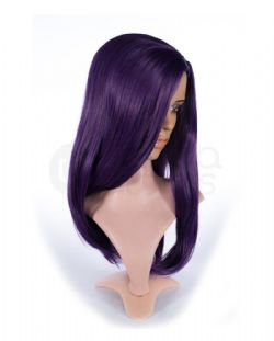 BUTTERCUP SILKY WIG - EGGPLANT (ADULT)