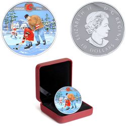 CALGARY FLAMES -  LEARNING TO PLAY -  2018 CANADIAN COINS