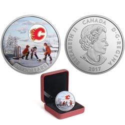 CALGARY FLAMES -  PASSION TO PLAY -  2017 CANADIAN COINS