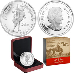 CALGARY STAMPEDE -  100TH ANNIVERSARY OF THE CALGARY STAMPEDE -  2012 CANADIAN COINS