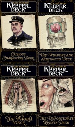 CALL OF CTHULHU -  KEEPER DECKS 2ND EDITION (ENGLISH) -  CARDS ACCESSORY BRP