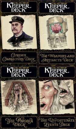 CALL OF CTHULHU -  KEEPER DECKS 2ND EDITION (ENGLISH)