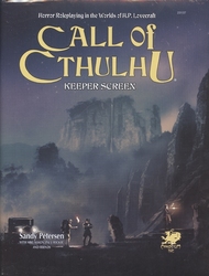 CALL OF CTHULHU -  KEEPER SCREEN (ENGLISH) -  GM SCREEN BRP