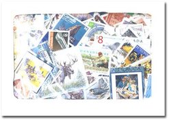 CANADA -  1400 ASSORTED STAMPS - CANADA