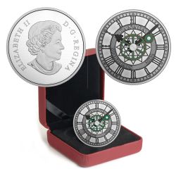 CANADA 150 -  PEACE TOWER CLOCK 90TH ANNIVERSARY -  2017 CANADIAN COINS