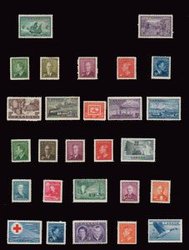 CANADA -  1949-1952 COMPLETE YEARS SET, 27 USED STAMPS