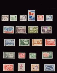 CANADA -  1967 COMPLETE YEAR SET, 22 USED STAMPS