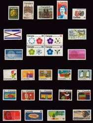 CANADA -  1970 COMPLETE YEAR SET, 28 USED STAMPS