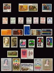 CANADA -  1973 COMPLETE YEAR SET, 30 USED STAMPS