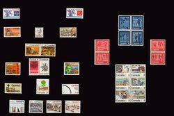 CANADA -  1974 COMPLETE YEAR SET, 32 USED STAMPS