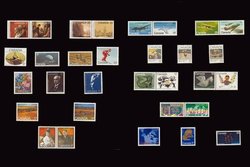 CANADA -  1980 COMPLETE YEAR SET, 31 USED STAMPS