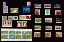 CANADA -  1983 COMPLETE YEAR SET, 39 USED STAMPS
