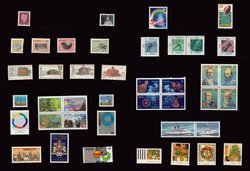 CANADA -  1987 COMPLETE YEAR SET, 41 USED STAMPS