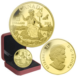 CANADA, AN ALLEGORY -  2013 CANADIAN COINS