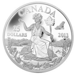 CANADA, AN ALLEGORY -  2013 CANADIAN COINS