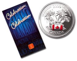 CANADA DAY -  CELEBRATION -  2000 CANADIAN COINS 01