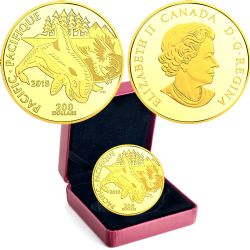 CANADIAN COASTAL SYMBOLS -  THE PACIFIC 01 -  2018 CANADIAN COINS