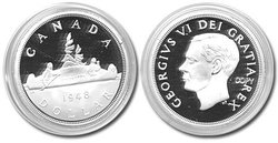 CANADIAN COINS COPY -  1948 COMMEMORATIVE DOLLAR