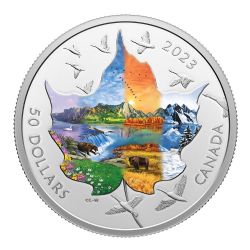 CANADIAN COLLAGE -  FOUR SEASONS -  2023 CANADIAN COINS 02