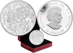 CANADIAN CONTEMPORARY ART -  2014 CANADIAN COINS